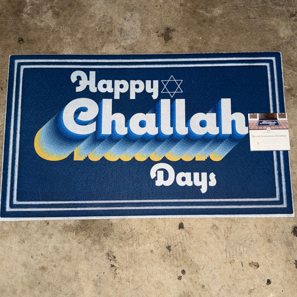 NWT Jewish Holidays DOORMAT 29” x 17”